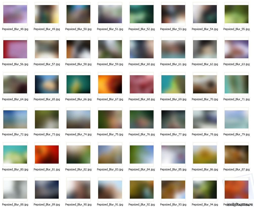 Сотня размытых фонов | Hundred blurry backgrounds